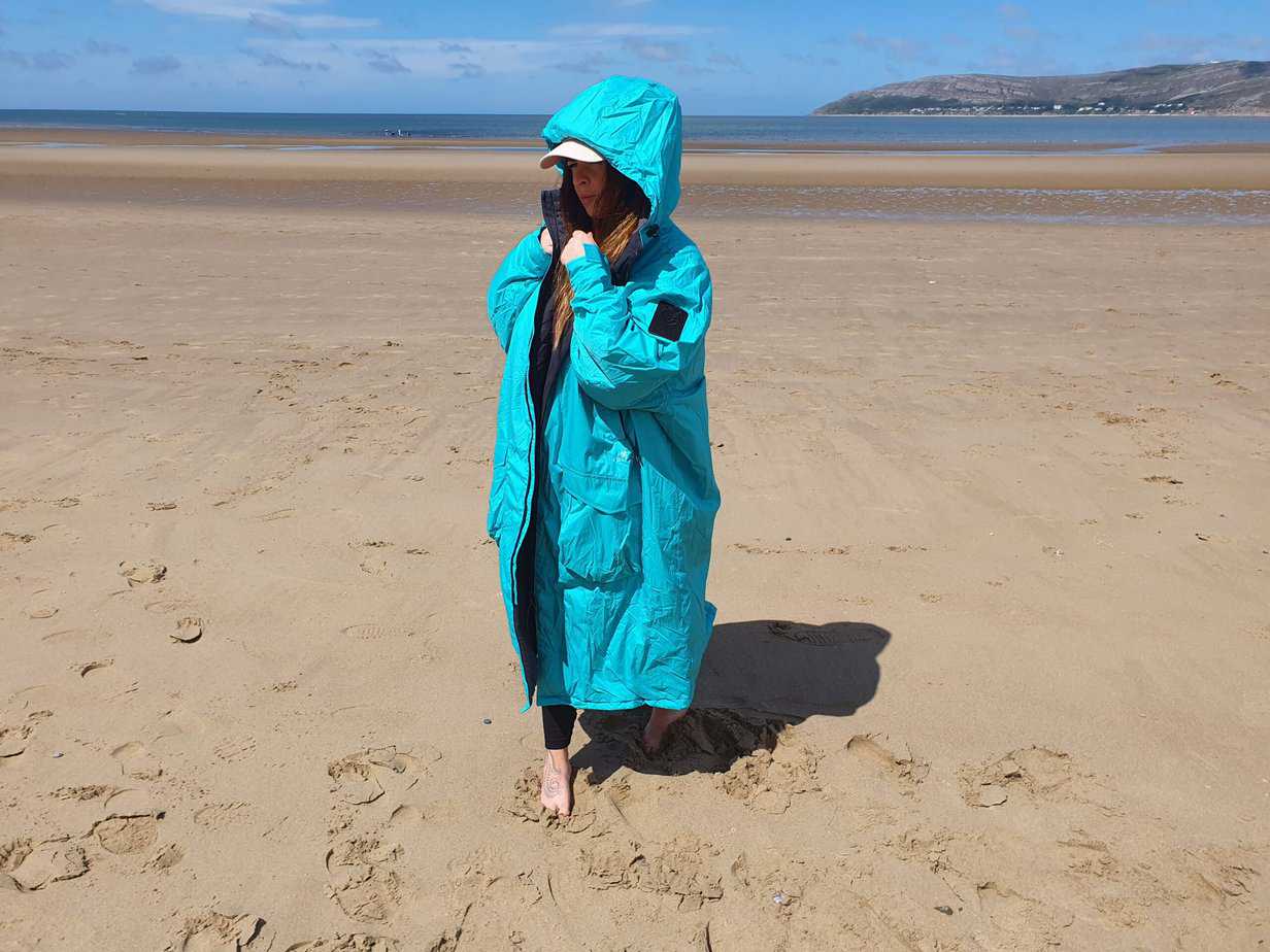 Details about   Open water sea swimming Starter pack Dryrobe Squall changing dry robe 