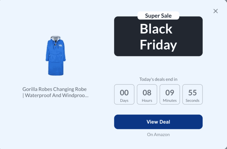 Gorilla Robe Black Friday Sale